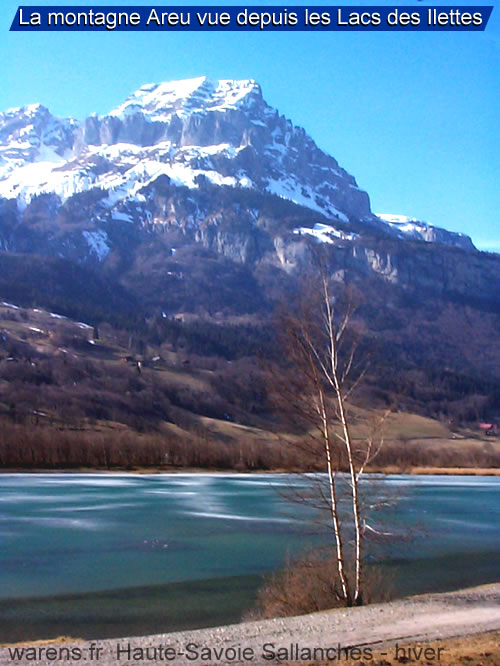 montagne areu à sallanches haute-savoie, massif des aravis