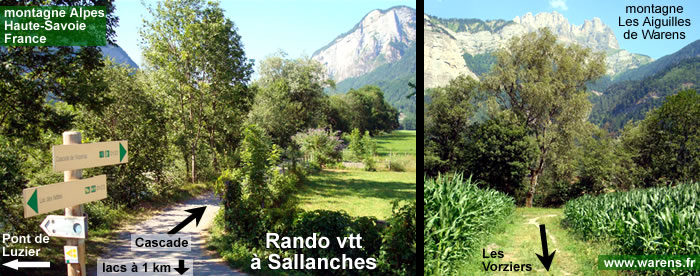 rando vtt, les vorziers, luzier, montagne les aiguilles de warens, sallanches, haute-savoie, alpes