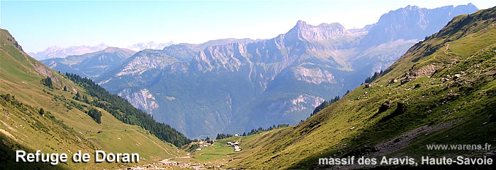 refuge de doran, massif des aravis, haute-savoie