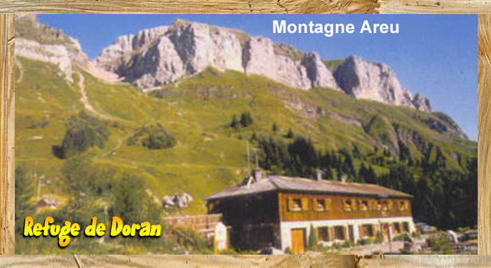 refuge de doran sous la montagne d'areu